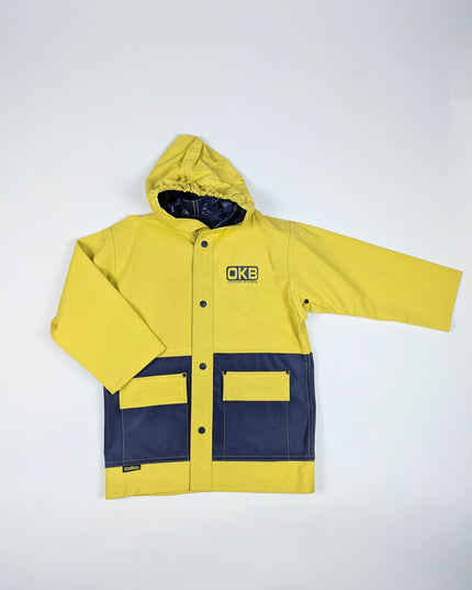 Oshkosh vintage -Manteau réversible bleu et jaune - 5-6y