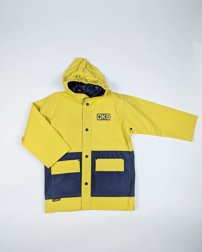 Oshkosh vintage -Manteau réversible bleu et jaune - 5-6y