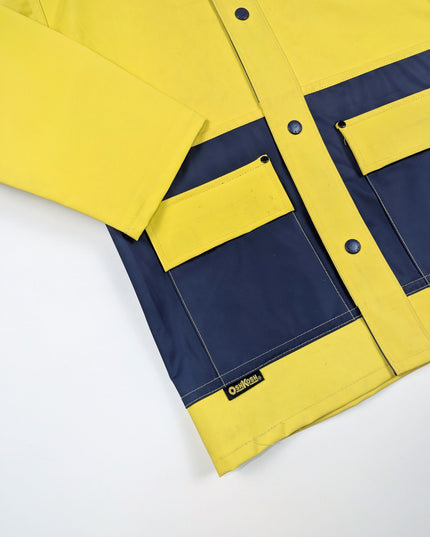 Oshkosh vintage -Manteau réversible bleu et jaune - 5-6y