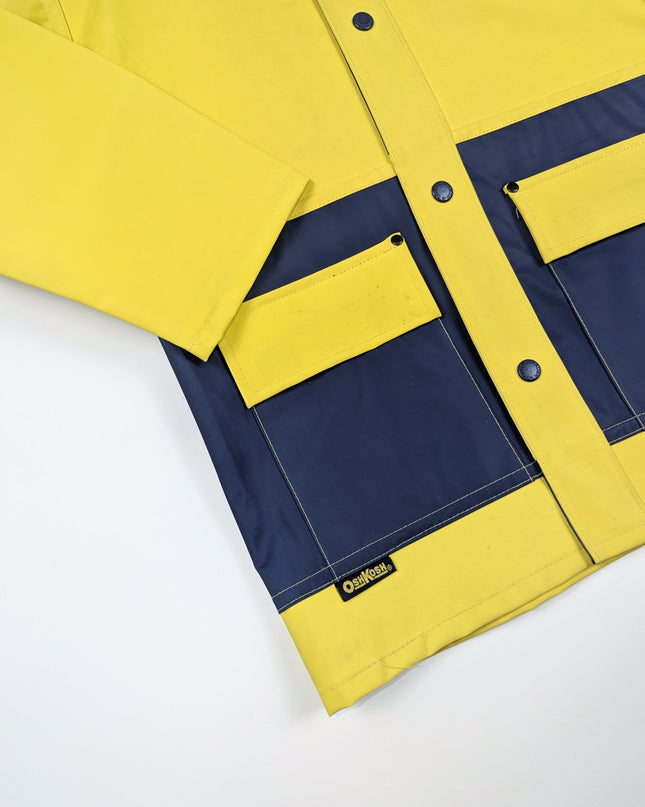Oshkosh vintage -Manteau réversible bleu et jaune - 5-6y
