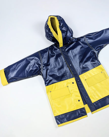 Oshkosh vintage -Manteau réversible bleu et jaune - 5-6y
