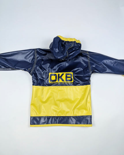 Oshkosh vintage -Manteau réversible bleu et jaune - 5-6y