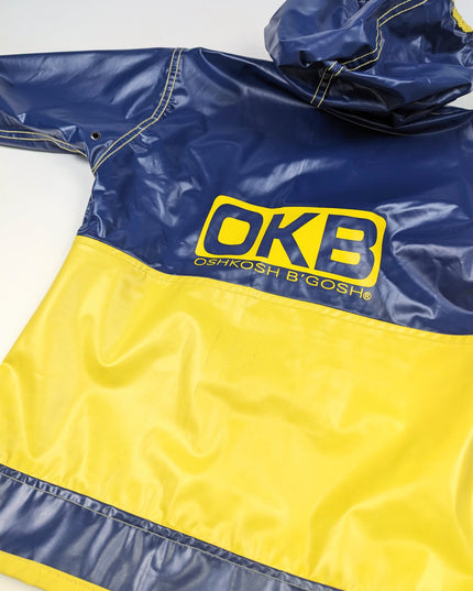 Oshkosh vintage -Manteau réversible bleu et jaune - 5-6y