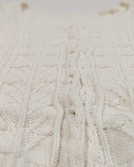 Sézane - Beryl Cardigan écru cotton bio - FEMME L