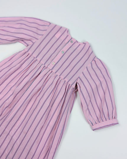 Zara - Robe rose lignée - 4-5y