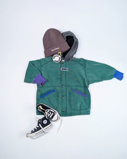 Hello Harlow x  Converse - bonnet hh et converse noires - 2-6y