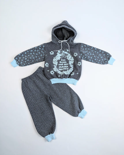 Ensemble vintage Ces roses sont mon jardin secret - 18-24m