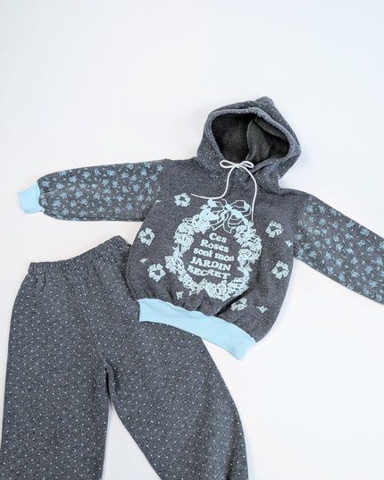Ensemble vintage Ces roses sont mon jardin secret - 18-24m