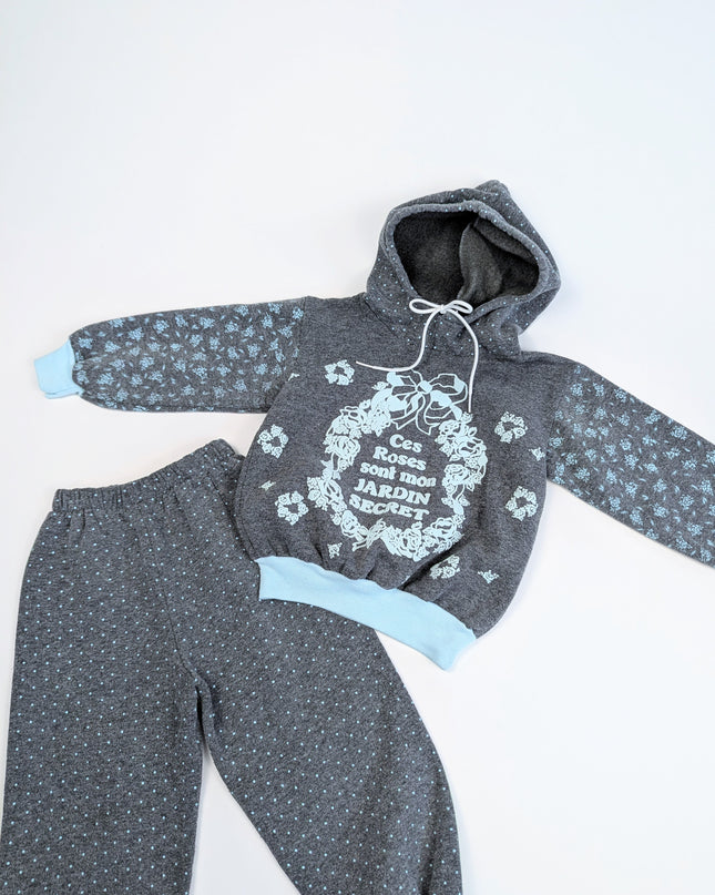 Ensemble vintage Ces roses sont mon jardin secret - 18-24m