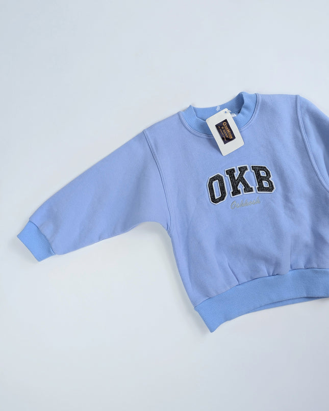 Oshkosh DEADSTOCK x Zara - Ensemble bleu ciel - 2-5y