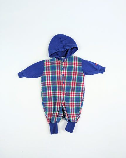 Baby B'gosh vintage - Combinaison tartan - 3-6m