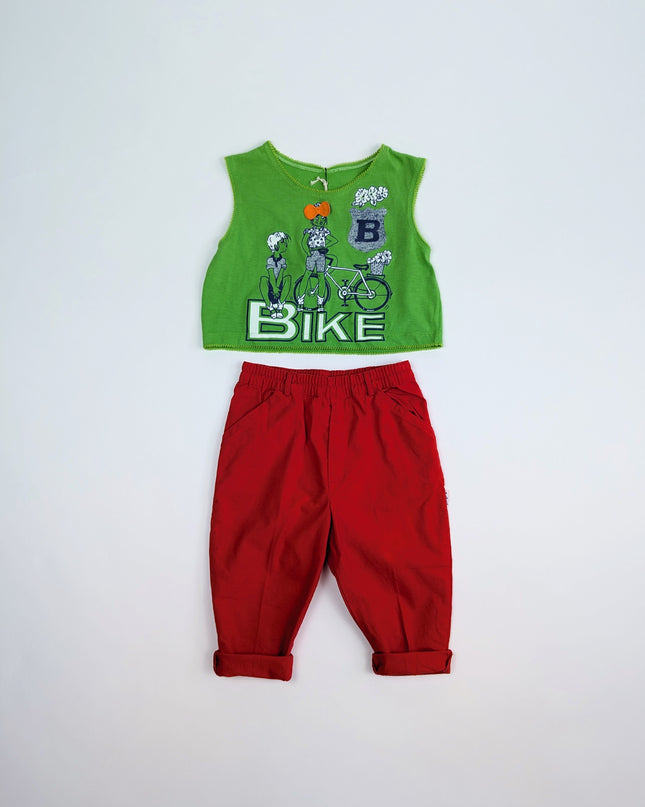 Ensemble vintage bike crew - 12-24m