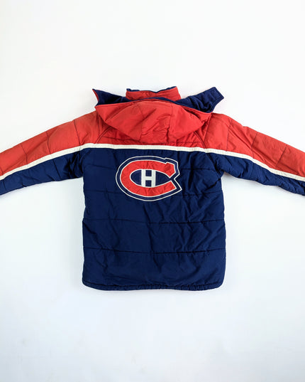 LNH Mighty Mac- Manteau d'hiver vintage les Canadiens de Montréal - 14y