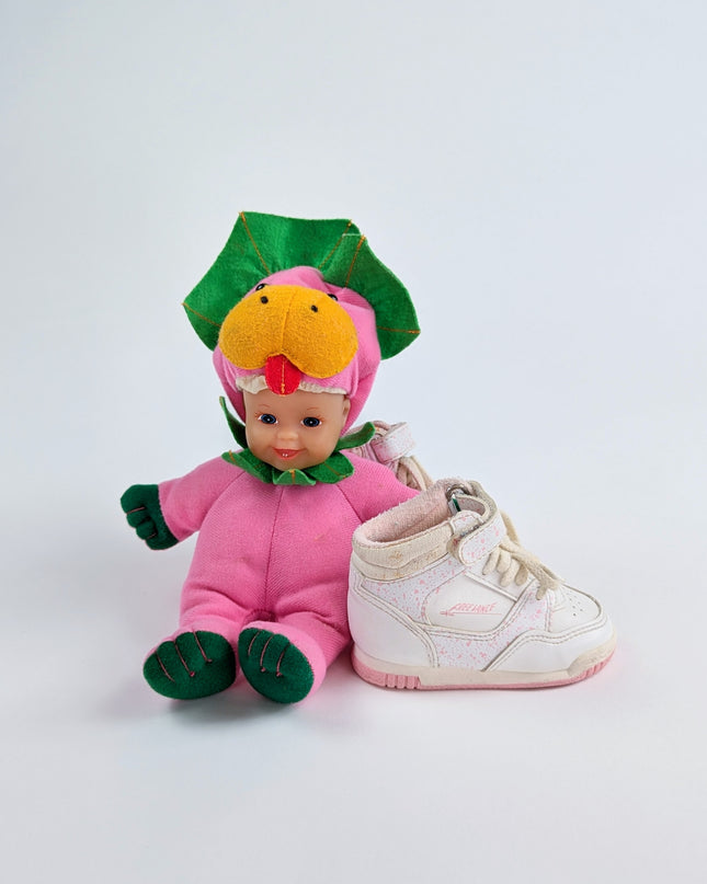 Poupée bébé vintage HK City toys - Déguisement dinosaure