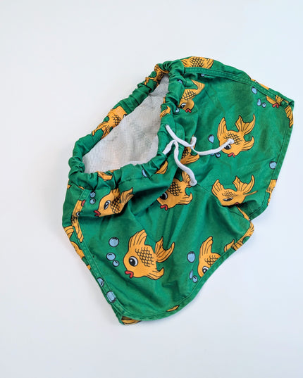 Hugo loves tiki - short de bain poissons - 4-6y