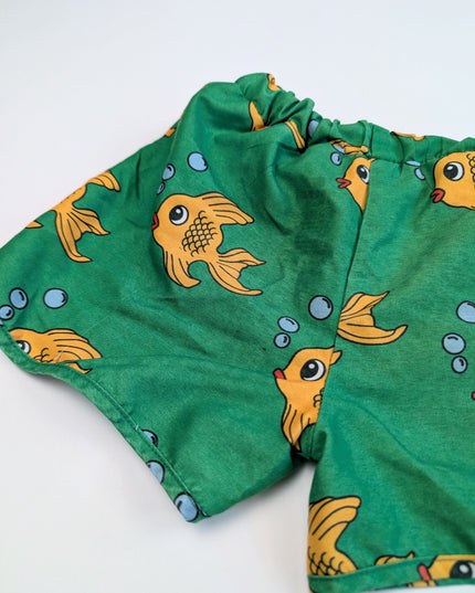 Hugo loves tiki - short de bain poissons - 4-6y