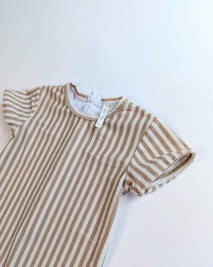 Rylee & Cru - Rashguard rayé ocre - 12-18m
