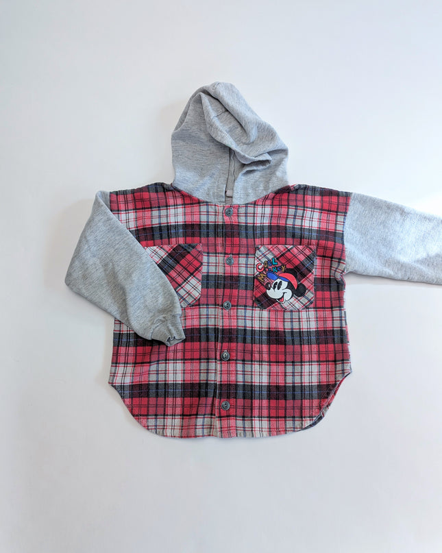Disney vtg - Chemise hoodie Mickey à la cabane à sucre PLAY - 5y