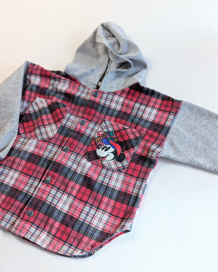 Disney vtg - Chemise hoodie Mickey à la cabane à sucre PLAY - 5y