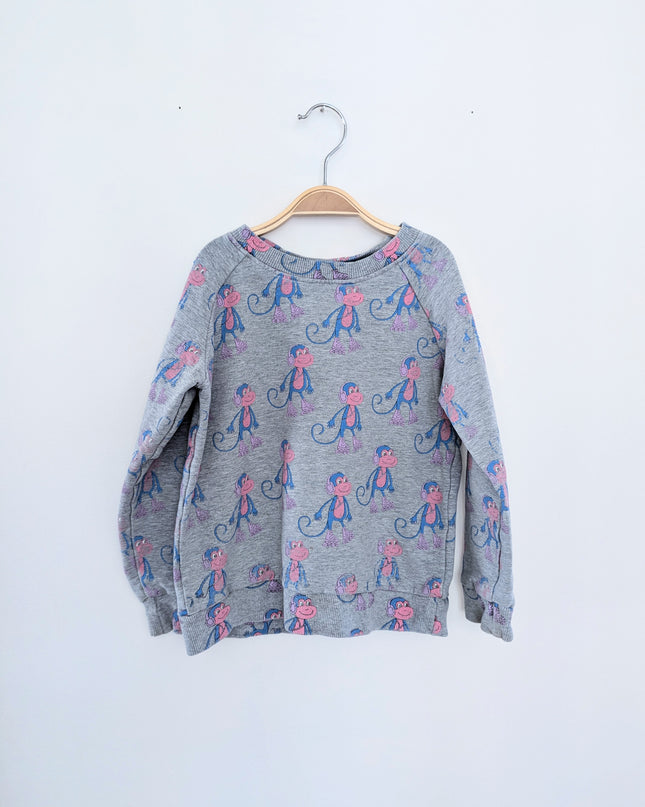 Hugo Loves Tiki - Sweatshirt monkey en balade - 4y