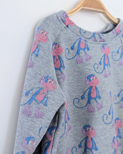 Hugo Loves Tiki - Sweatshirt monkey en balade - 4y