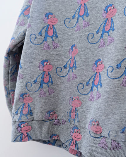 Hugo Loves Tiki - Sweatshirt monkey en balade - 4y