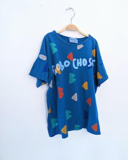 Bobo Choses - Ensemble bleu formes et tulipes - 3-7y