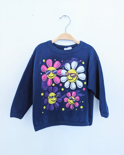 Sears Kids - Sweatshirt vintage marguerites - 18-24m