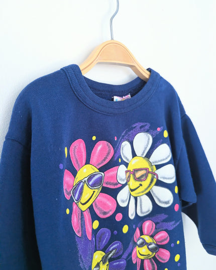 Sears Kids - Sweatshirt vintage marguerites - 18-24m
