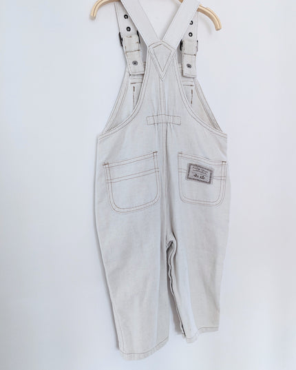 Gap - Salopette beige en jeans de coton - 12-18m