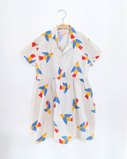 Tinycottons - Robe oiseaux tropicaux - 6y