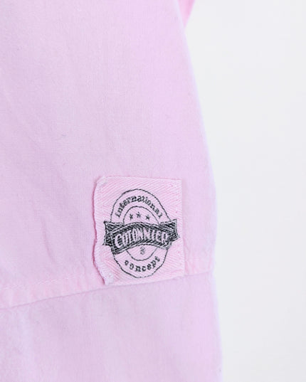 Le cotonnier - Une pièce vtg rose perroquets - 2-3y