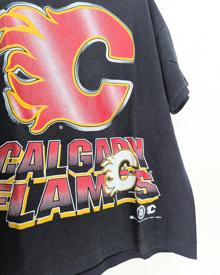 LNH - T-shirt vintage 1994 Flames de Calgary - 14y