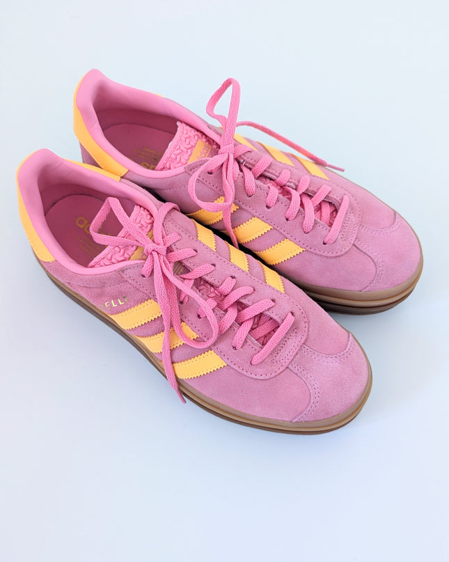 Adidas Gazelle Bold - Souliers plateforme rose et orange - 8.5 us femme