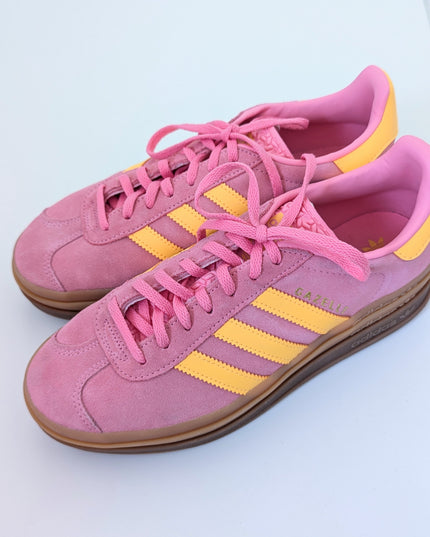 Adidas Gazelle Bold - Souliers plateforme rose et orange - 8.5 us femme