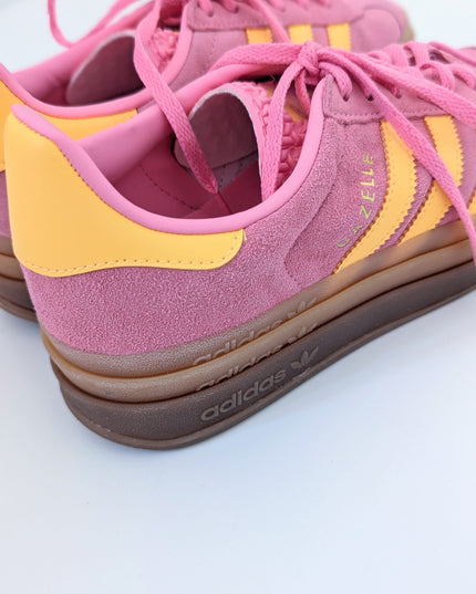 Adidas Gazelle Bold - Souliers plateforme rose et orange - 8.5 us femme