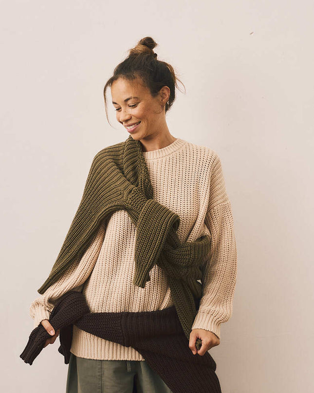 The Simple Folk - Tricot chunky sweater bio | FEMME - US4 (fait grand)